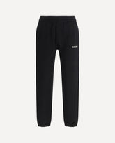 Lightweight terry-effect cotton Joggers - BLACK | Base Blu