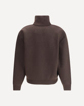 Pullover in Maglia di Lana spessa - MARRONE | Base Blu