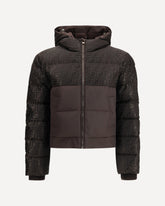 Padded Technical FF Jacquard Jacket - BROWN | Base Blu