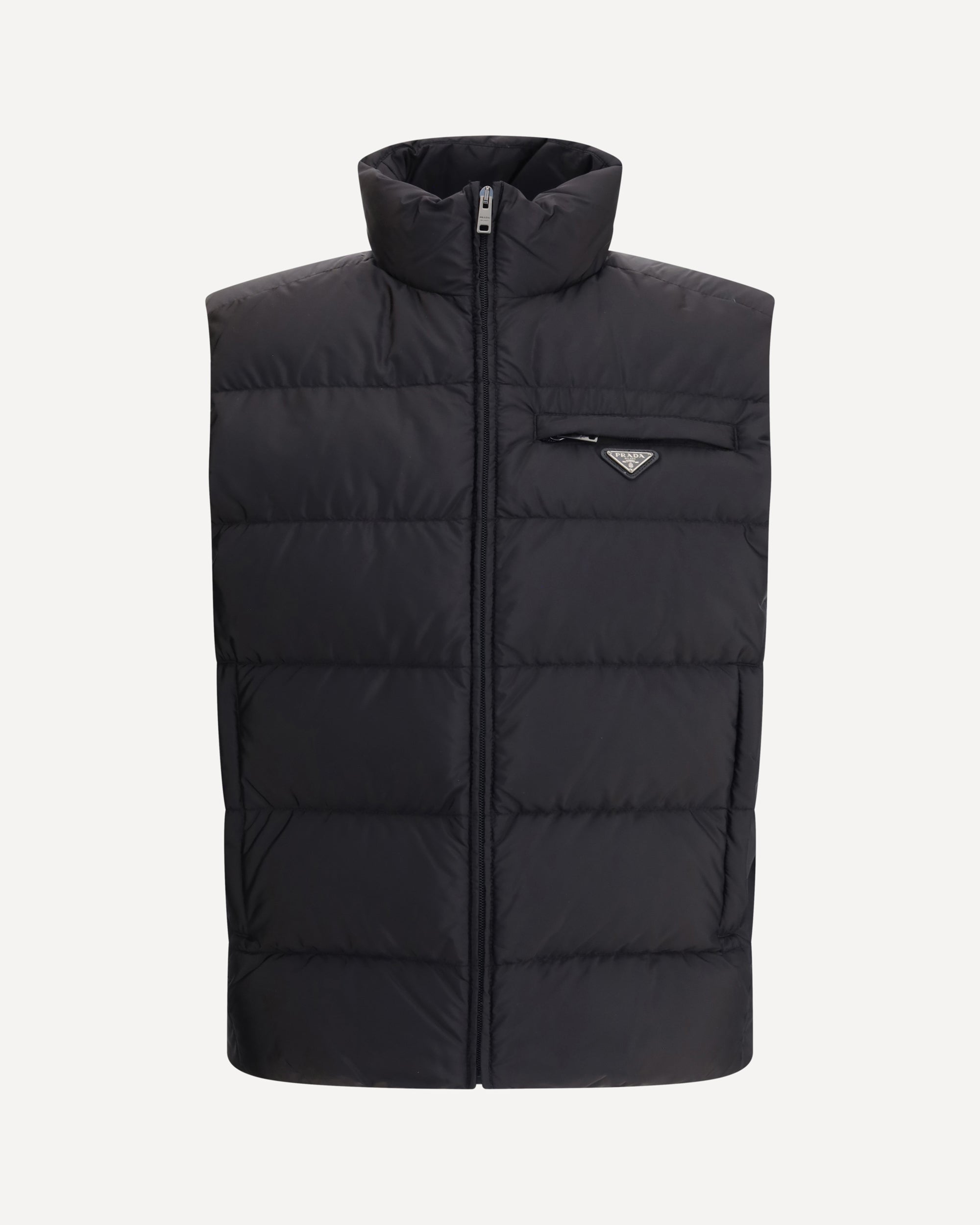 PRADA Re-Nylon Down Vest BLACK | Base Blu
