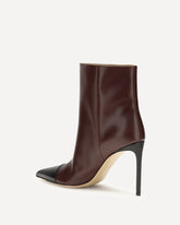 Two-tone Ankle Boots - BORDEAUX | Base Blu