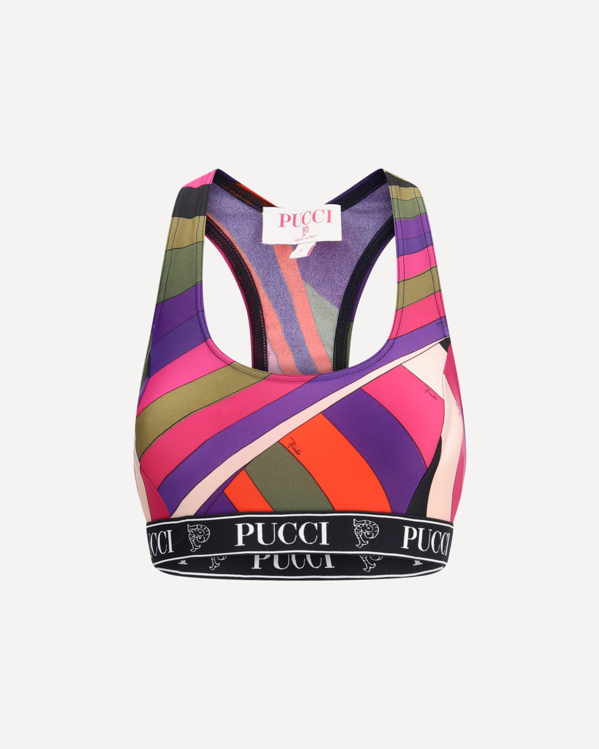 PUCCI Sports Bra in Lycra MULTICOLOUR | Base Blu