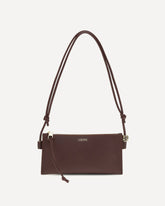 Joya Clutch Bag in calfskin - BORDEAUX | Base Blu