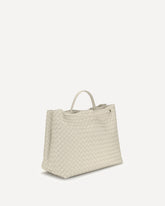 Borsa a Mano Andiamo grande - CREMA  | Base Blu