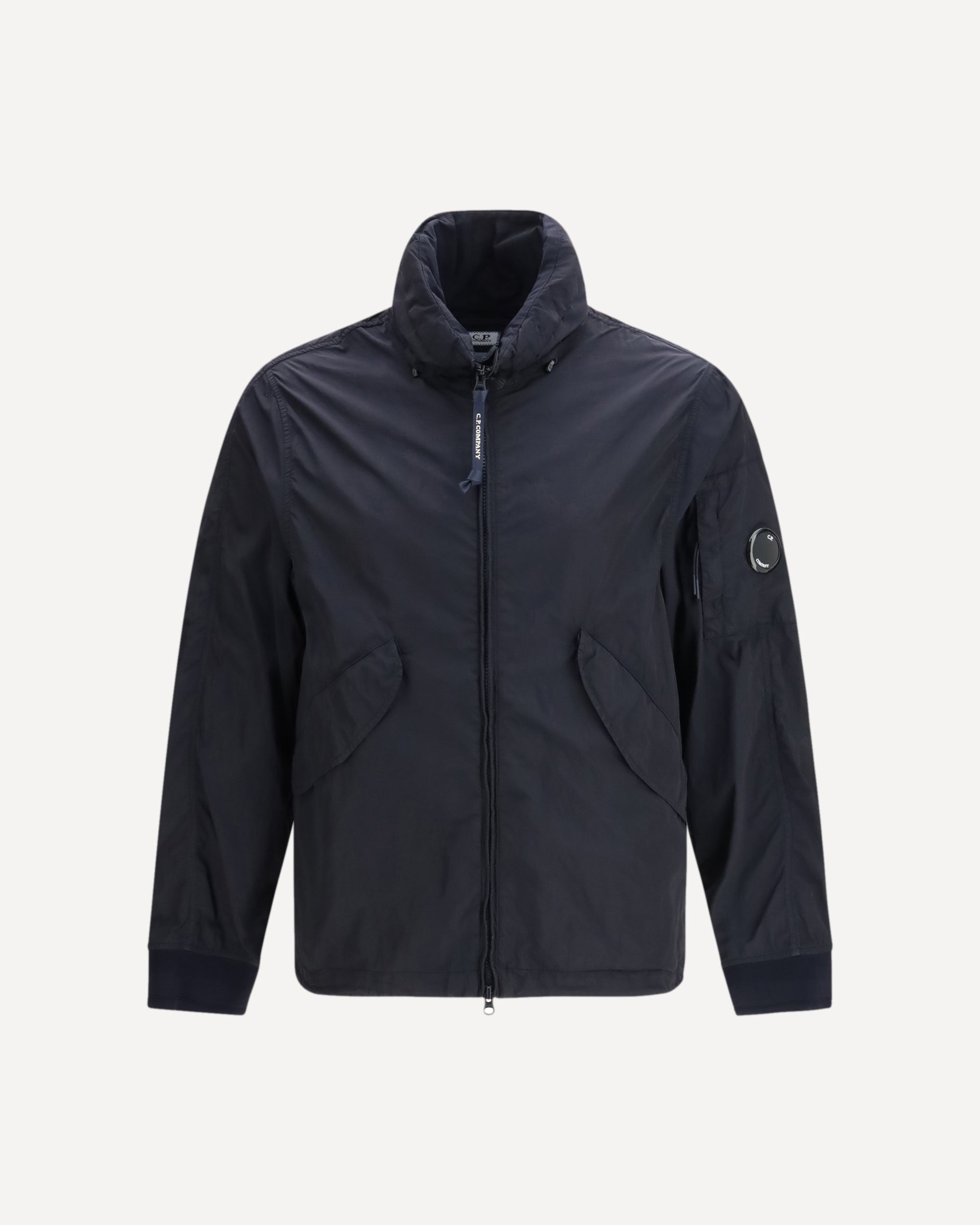 C.P. COMPANY Chrome-R Lens short Jacket BLUE | Base Blu C.P. COMPANY Chrome-R Lens short Jacket BLUE | Base Blu