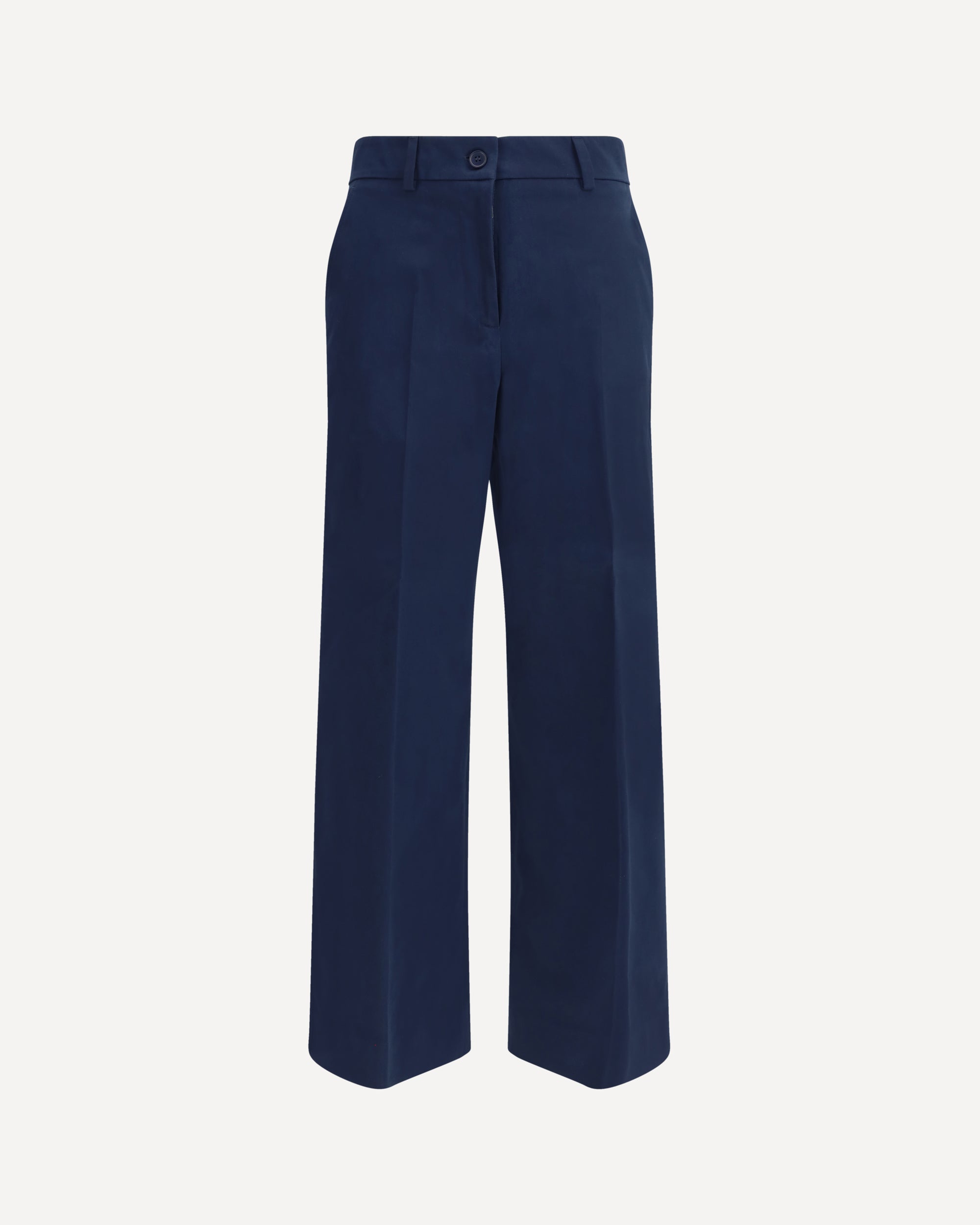 MAX MARA WEEKEND Urial cropped trousers in cotton satin BLUE MAX MARA WEEKEND Urial cropped trousers in cotton satin BLUE