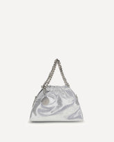 Falabella small Shoulder Bag - SILVER | Base Blu