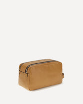 Leather Beauty Case - BEIGE | Base Blu