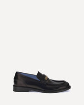 Leather Loafers - BLACK | Base Blu