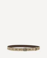Slim GG Marmont Belt - BEIGE | Base Blu