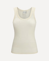 Ribbed wool Top - CREAM | Base Blu