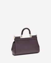 Sicily small leather Handbag - PURPLE | Base Blu