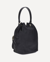 Re-Nylon Bucket Bag - BLACK | Base Blu