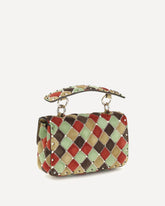 Small Rockstud Spike Shoulder Bag - MULTICOLOUR | Base Blu