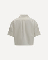 Short-sleeve denim Shirt Loewe x Paula’s Ibiza - WHITE | Base Blu