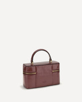 Vanity Soft Mini Quilted Beauty Case - BORDEAUX | Base Blu
