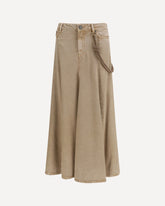 Hurghada midi denim Skirt - BEIGE | Base Blu