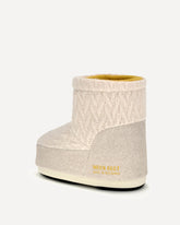 Stivali Icon Low in lana Moon Boot X Guest in Residence - BIANCO | Base Blu