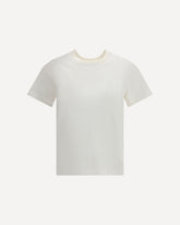 Embroidered logo T-Shirt - WHITE | Base Blu