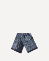 Sciarpa in ctone jacquard  - BLU | Base Blu