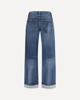 Jeans Karo Barrel - BLU | Base Blu