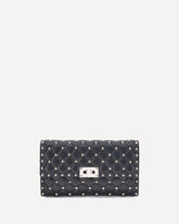 Rockstud Spike Shoulder Bag - BLACK | Base Blu
