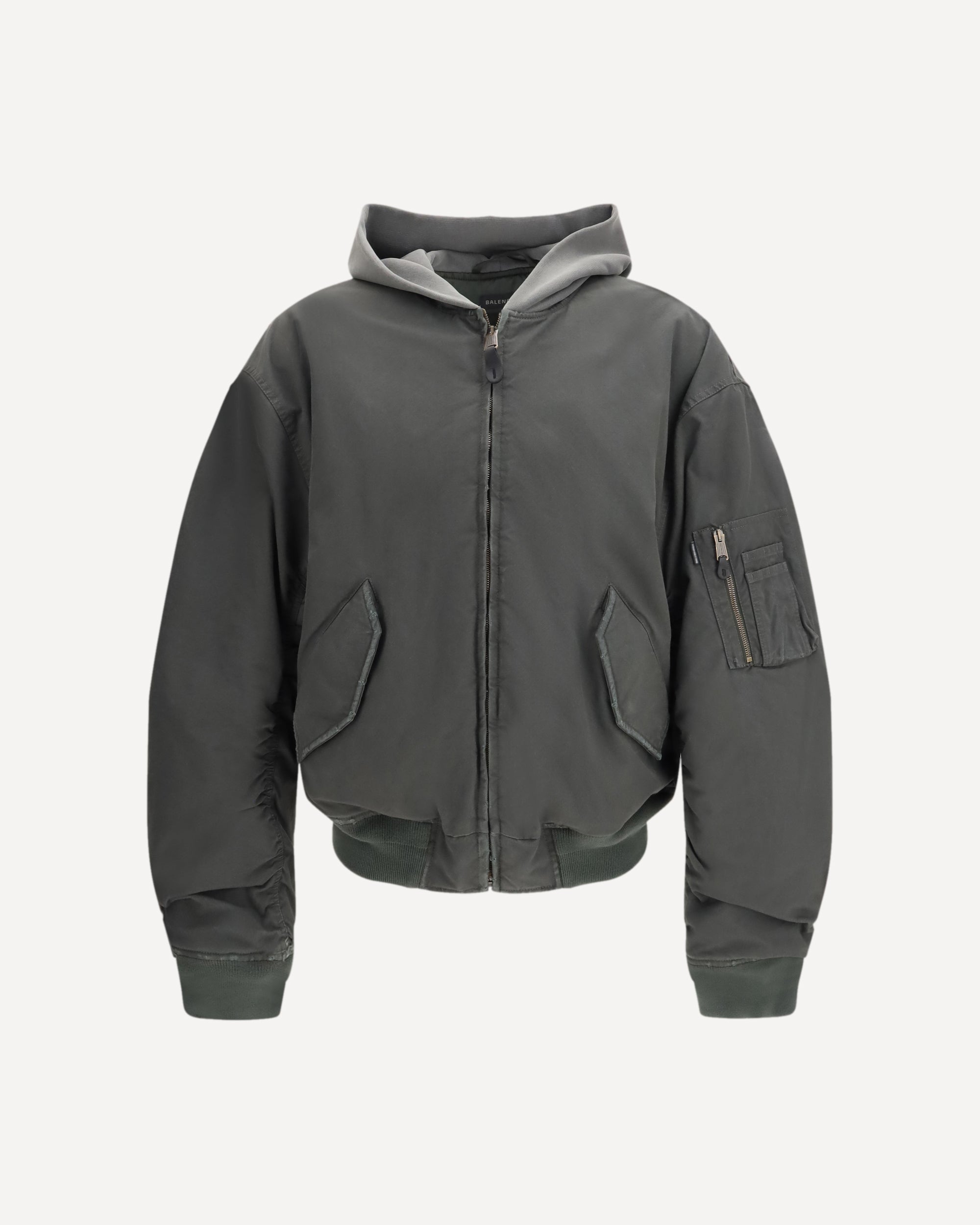 BALENCIAGA Standard Bomber Jacket GREY | Base Blu