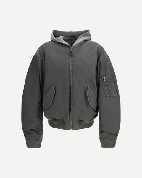 BALENCIAGA Standard Bomber Jacket GREY | Base Blu