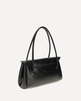 Milanetto studded leather Shoulder Bag - BLACK | Base Blu