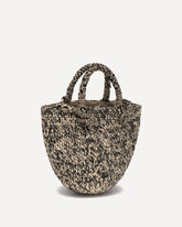 Arona raffia Bucket Bag - BEIGE | Base Blu