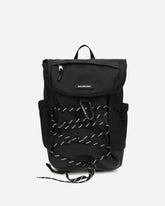 Metal carabiner detail Backpack - BLACK | Base Blu