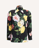 Rose and peony print Shirt - MULTICOLOUR | Base Blu