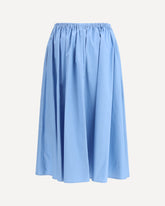 Poplin Drawstring Skirt - LIGHT BLUE | Base Blu