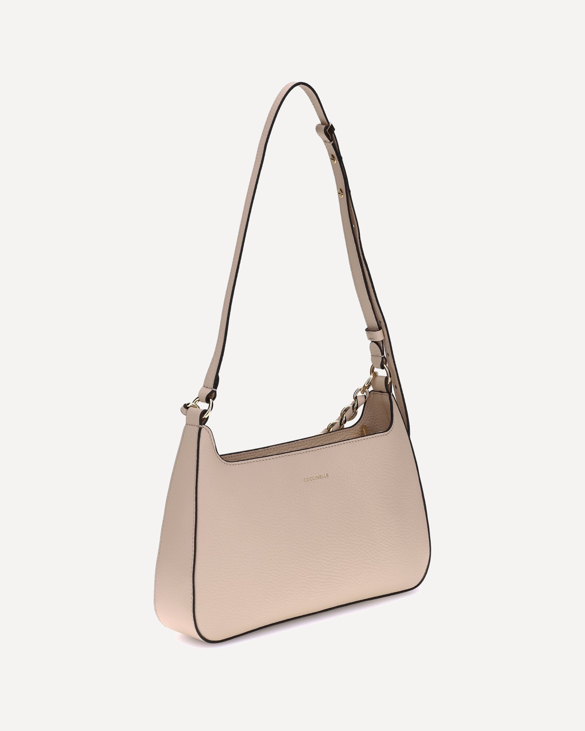 COCCINELLE Beat Generation Shoulder Bag BEIGE | Base Blu COCCINELLE Beat Generation Shoulder Bag BEIGE | Base Blu