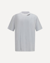 Embroidered logo T-shirt - WHITE | Base Blu