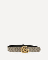 Reversible GG Marmont Belt - BEIGE | Base Blu