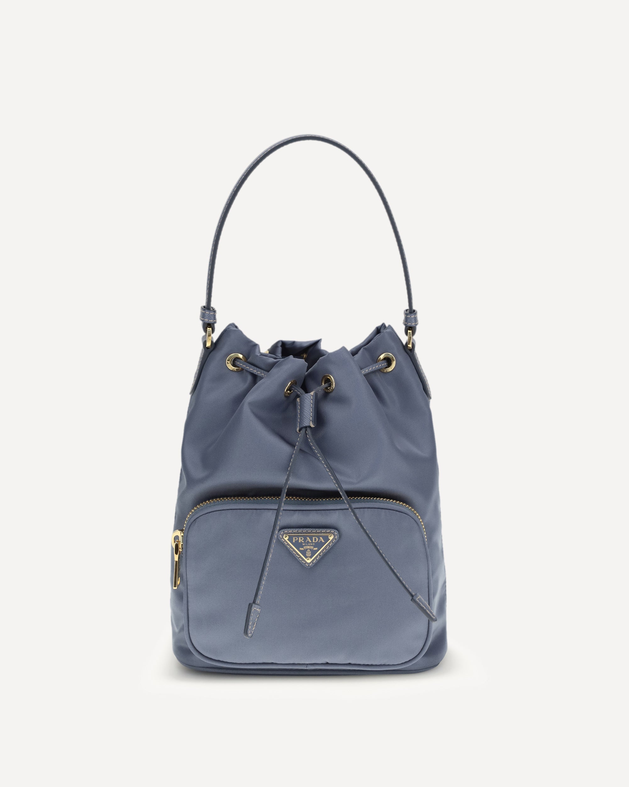 PRADA Re-Nylon Bucket Bag BLUE | Base Blu