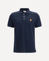 Fox Head Polo in organic cotton piqué - BLUE | Base Blu