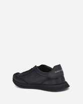 Leather Sneakers - BLACK | Base Blu