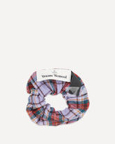 Tartan Hair Scrunchie - MULTICOLOUR | Base Blu
