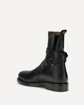 Buckle Ankle Boots - BLACK | Base Blu