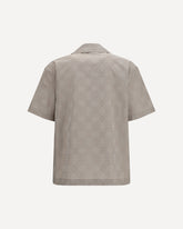 Arrow Monogram Shirt - BEIGE | Base Blu