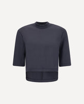 T-shirt by Moncler x EE72 by Edward Enninful in Neoprene - BLACK | Base Blu