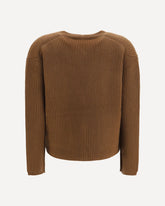 Filtro wool and cashmere Cardigan - BROWN | Base Blu
