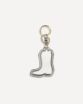 Western Boot Keyring - SILVER | Base Blu