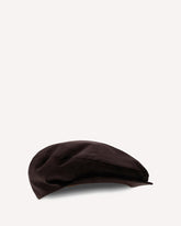 Velvet flat Cap - BROWN | Base Blu