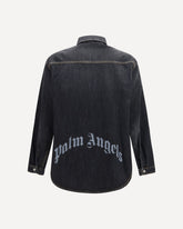 Denim Shirt with back logo - BLUE | Base Blu