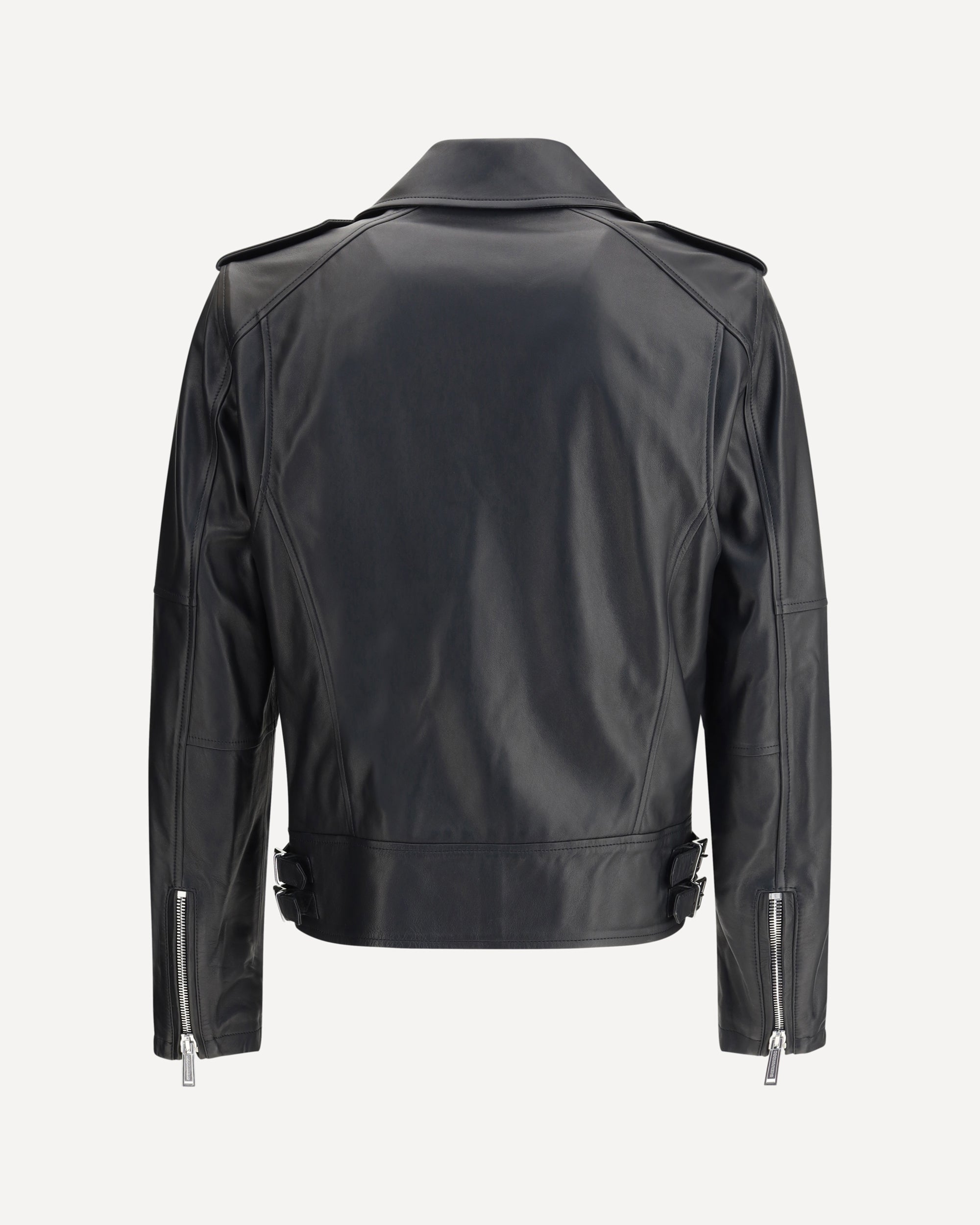 DSQUARED2 Kiodo leather Jacket BLACK | Base Blu