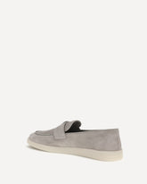 Suede Loafers - GREY | Base Blu