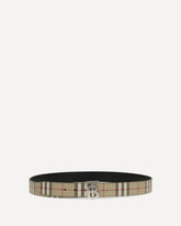 TB reversible Check Belt - BEIGE | Base Blu